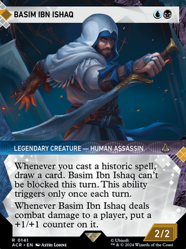 Basim Ibn Ishaq (ACR-141) - Assassin's Creed: (Showcase) (Borderless) Foil