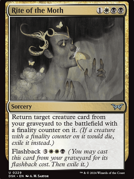 Rite of the Moth (DSK-229) - Duskmourn: House of Horror