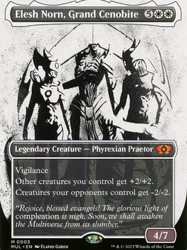Elesh Norn, Grand Cenobite (MUL-003) - Multiverse Legends: (Showcase) (Borderless) Foil