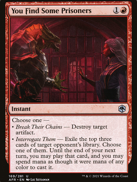 You Find Some Prisoners (AFR-169) - Adventures in the Forgotten Realms Foil
