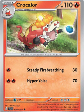 Crocalor (036/193) [Scarlet & Violet: Paldea Evolved]