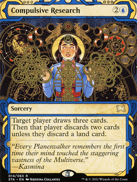 Compulsive Research (STA-014) - Strixhaven Mystical Archive: (Showcase) (Borderless)