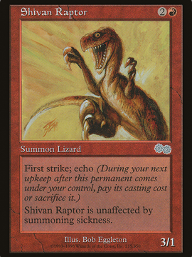 Shivan Raptor (USG-215) - Urza's Saga