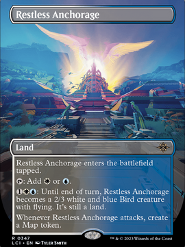 Restless Anchorage (LCI-347) - The Lost Caverns of Ixalan (Borderless) Foil