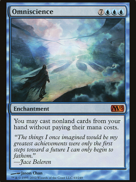 Omniscience (M13-063) - Magic 2013