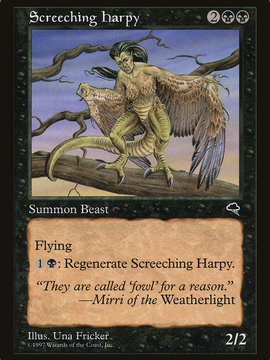 Screeching Harpy (TMP-155) - Tempest