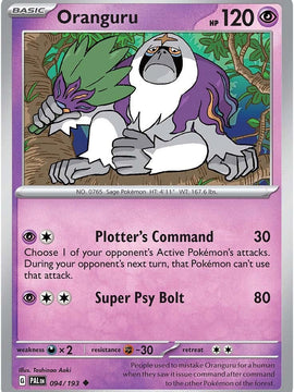 Oranguru (094/193) [Scarlet & Violet: Paldea Evolved]