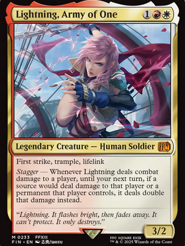 Lightning, Army of One (FIN-233) - FINAL FANTASY