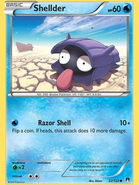 Shellder (22/122) [XY: BREAKpoint]