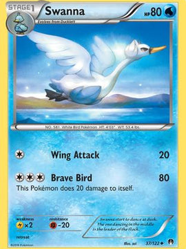 Swanna (37/122) [XY: BREAKpoint]