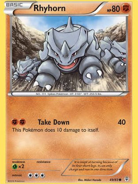 Rhyhorn (49/83) [XY: Generations]