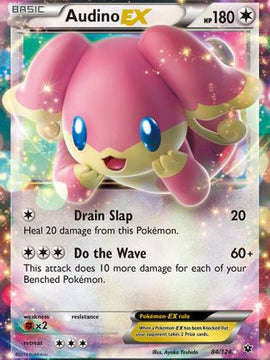 Audino EX (84/124) [XY: Fates Collide]