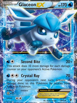 Glaceon EX (20/124) [XY: Fates Collide]