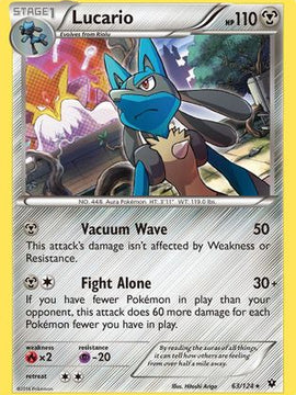 Lucario (63/124) [XY: Fates Collide]