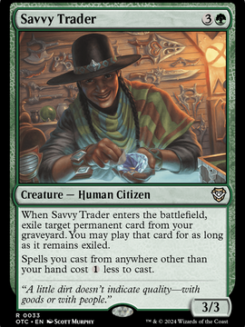 Savvy Trader (OTC-033) - Outlaws of Thunder Junction Commander
