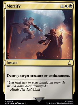 Mortify (ACR-096) - Assassin's Creed Foil