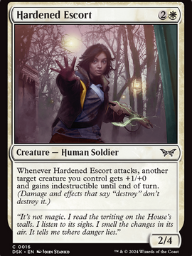 Hardened Escort (DSK-016) - Duskmourn: House of Horror