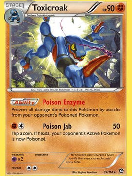 Toxicroak (59/114) [XY: Steam Siege]