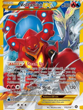 Volcanion EX (115/114) [XY: Steam Siege]
