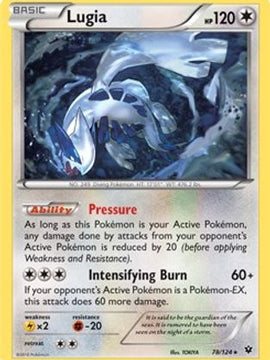 Lugia (78/124) (Theme Deck Exclusive) [XY: Fates Collide]