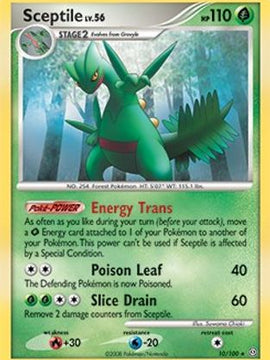 Sceptile (10/100) (Theme Deck Exclusive) [Diamond & Pearl: Stormfront]