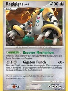 Regigigas (37/146) (Theme Deck Exclusive) [Diamond & Pearl: Legends Awakened]