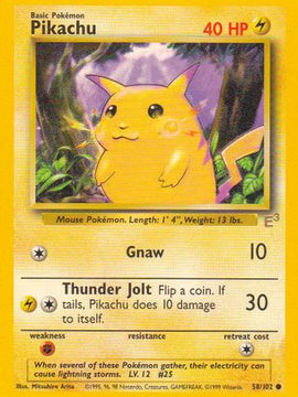 Pikachu (58/102) (E3 Stamped Promo) [Miscellaneous Cards]