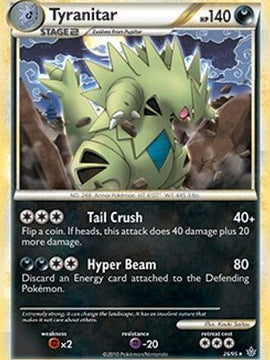 Tyranitar (26/95) (Theme Deck Exclusive) [HeartGold & SoulSilver: Unleashed]