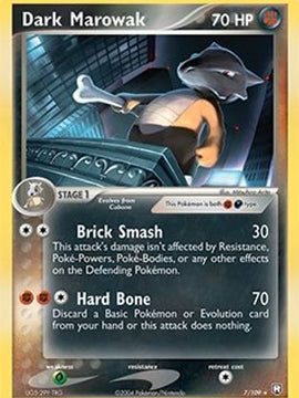 Dark Marowak - 7/109 (EX Team Rocket Returns) (7) [Deck Exclusives]