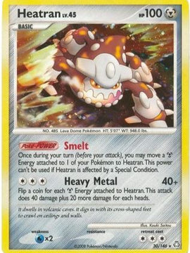 Heatran (30/146) (Theme Deck Exclusive) [Diamond & Pearl: Legends Awakened]