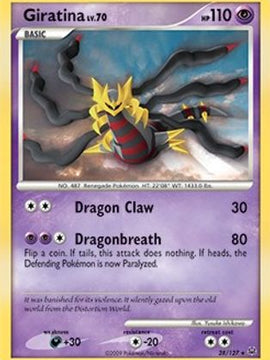 Giratina (28/127) (Theme Deck Exclusive) [Platinum: Base Set]
