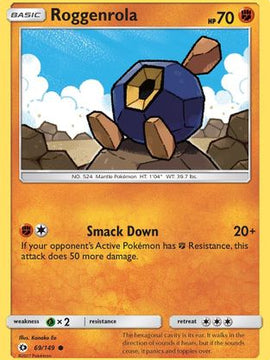 Roggenrola (69/149) [Sun & Moon: Base Set]