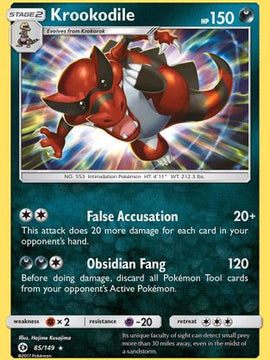 Krookodile (85/149) [Sun & Moon: Base Set]