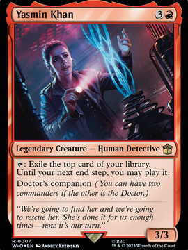 Yasmin Khan (WHO-007) - Doctor Who Foil