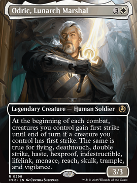 Odric, Lunarch Marshal (Borderless) (INR-298) - Innistrad Remastered