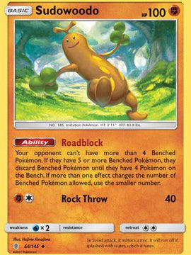 Sudowoodo (66/145) [Sun & Moon: Guardians Rising]