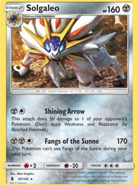 Solgaleo (87/145) (Theme Deck Exclusive) [Sun & Moon: Guardians Rising]