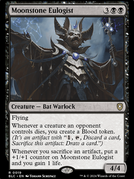 Moonstone Eulogist (BLC-019) - Bloomburrow Commander