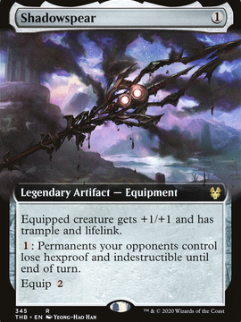 Shadowspear (THB-345) - Theros Beyond Death: (Extended Art) Foil