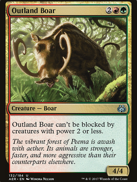 Outland Boar (AER-132) - Aether Revolt