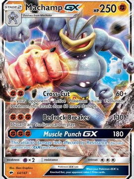 Machamp GX (64/147) [Sun & Moon: Burning Shadows]