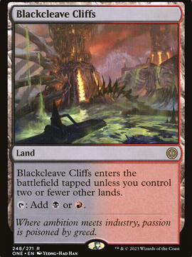 Blackcleave Cliffs (ONE-248) - Phyrexia: All Will Be One