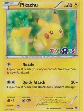 Pikachu (26/83) (Toys R Us Promo) [Miscellaneous Cards]
