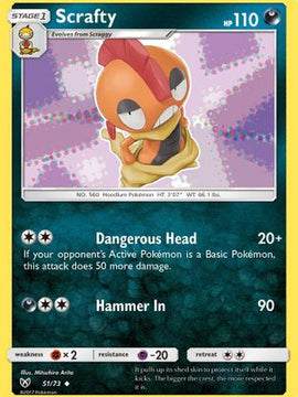 Scrafty (51/73) [Sun & Moon: Shining Legends]