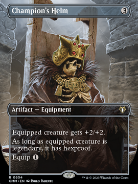 Champion's Helm (CMM-654) - Commander Masters (Borderless)