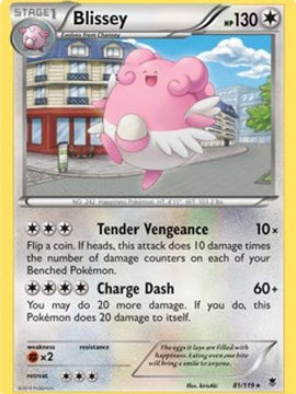 Blissey (81/119) (Cosmos Holo) [XY: Phantom Forces]
