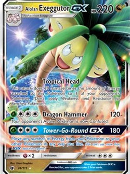 Alolan Exeggutor GX (74/111) [Sun & Moon: Crimson Invasion]