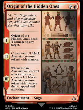 Origin of the Hidden Ones (ACR-036) - Assassin's Creed