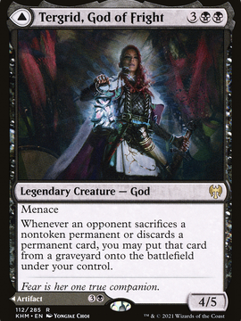 Tergrid, God of Fright // Tergrid's Lantern (KHM-112) - Kaldheim