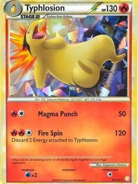 Typhlosion (32/123) (Cracked Ice Holo) [HeartGold & SoulSilver: Base Set]